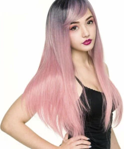 Top 10 ✔️ ROCKSTAR WIGS Cosplay Bella Dark Root [Milkshake Pink] | WIG 🌟 -Halloween Item Store rockstar wigs bella dark root milkshake pink wigs 3 df68347d 676f 4fc6 9f1e c491c6492d66 700x700