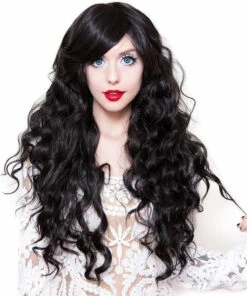 Best Sale 🔥 ROCKSTAR WIGS ❤️ Halloween Classic Wavy Mystical Kiss [Black] | WIG ✨ -Halloween Item Store rockstar wigs classic wavy gypsy kiss wigs 4 1f20e039 edcf 4948 95fd c19c2420054b 700x700