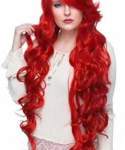 Top 10 π ROCKSTAR WIGS Cosplay Curly True Red | WIG β