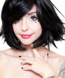 Best deal ✔️ ROCKSTAR WIGS Cosplay Hologram 12" [Black] | WIG 🌟