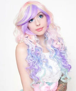 Flash Sale ⭐ ROCKSTAR WIGS Cosplay Rainbow Rock Hair Prism 2 [Pastel] | WIG ⌛ -Halloween Item Store rockstar wigs rainbow rock hair prism 2 wigs 4 17afd29b eee9 4190 b346 b4b87e847348 700x700
