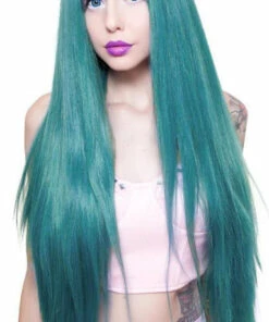 Cheap ✔️ ROCKSTAR WIGS Cosplay Yaki Straight Turquoise Mix | WIG [32 INCH] ⌛ -Halloween Item Store rockstar wigs yaki straight turquoise mix wigs 32 inch 4 fb28a86e 09ca 42dd 913a 41b87f93b77d 700x700