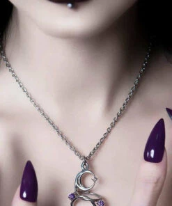 Deals 🎁 ROGUE AND WOLF The Moon Callisto [Mirror Steel] | NECKLACE 🎉