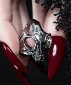 New 🔥 ROGUE AND WOLF Skulls Cat Skull [Mirror Steel] | RING ✔️ -Halloween Item Store rogue and wolf cat skull mirror steel ring 6 bc47170d 7fd4 43f6 80db b9d6a34c975a 700x700