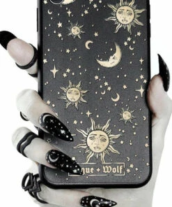 Budget 👏 ROGUE AND WOLF The Moon Celestial [Gold] | PHONE CASE 🔔 -Halloween Item Store rogue and wolf celestial gold phone case 3 99ac0bf5 3e12 4a1e a3e7 75b3f1f70e8f 700x700