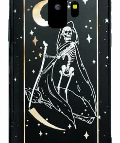 Best deal ❤️ ROGUE AND WOLF Skulls Death Tarot [Gold] | PHONE CASE ✔️