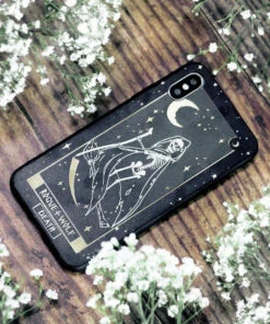 Best deal ❤️ ROGUE AND WOLF Skulls Death Tarot [Gold] | PHONE CASE ✔️ -Halloween Item Store rogue and wolf death tarot gold phone case 8 3451c890 13a1 4118 830c e1def2784c81 700x700