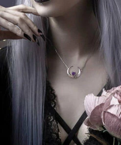 Best Sale ✔️ ROGUE AND WOLF The Moon Eclipse [Mirror Steel] | NECKLACE ⭐ -Halloween Item Store rogue and wolf eclipse mirror steel necklace 4 58f47c56 e4e4 47b1 b8c4 615f477bddbd 700x700