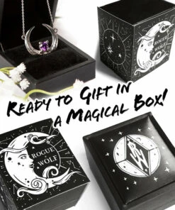 Budget ✨ ROGUE AND WOLF The Moon Eclipse [Sterling Silver] | NECKLACE 🎁 -Halloween Item Store rogue and wolf eclipse sterling silver necklace 6 700x700