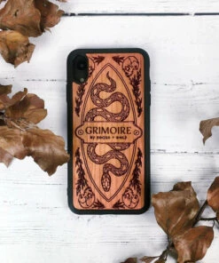 Deals ❤️ ROGUE AND WOLF All Grimoire [Cherry Wood] | PHONE CASE** 🤩 -Halloween Item Store rogue and wolf grimoire cherry wood phone case 5 6a4c470a b341 41e4 a173 c99fe5921f08 700x700