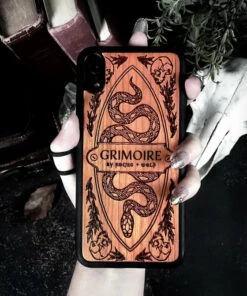 Deals ❤️ ROGUE AND WOLF All Grimoire [Cherry Wood] | PHONE CASE** 🤩 -Halloween Item Store rogue and wolf grimoire cherry wood phone case 7 d47fefa6 545b 48fe b15b 5c9e78de59a5 700x700
