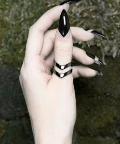 Top 10 🌟 ROGUE AND WOLF Mens Accessories Hunt [Black Sterling Silver] | RING ⌛ -Halloween Item Store rogue and wolf hunt black sterling silver ring 12 700x700