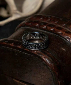 Cheapest ✔️ ROGUE AND WOLF The Moon Moon Child [Blackened Steel] | RING 🧨 -Halloween Item Store rogue and wolf moon child blackened steel ring 4 a43c6fd9 bcfe 40fa b155 50951d11d4cf 700x700