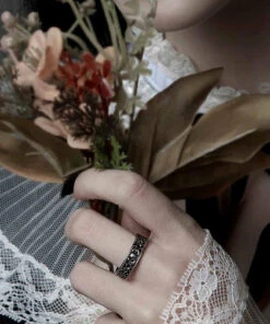 Cheapest ✔️ ROGUE AND WOLF The Moon Moon Child [Blackened Steel] | RING 🧨 -Halloween Item Store rogue and wolf moon child blackened steel ring 6 818da9a7 53ce 4648 8461 c62b23689666 700x700