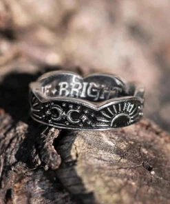 New ✔️ ROGUE AND WOLF The Moon Moonrise [Blackened Steel] | RING 😀 -Halloween Item Store rogue and wolf moonrise blackened steel ring 5 2a116245 d55d 4f42 83a5 a3ea4fb211c1 700x700