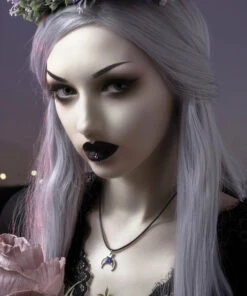 Outlet ⭐ ROGUE AND WOLF The Moon Rhea [Sterling Silver] | CHOKER ✔️ -Halloween Item Store rogue and wolf rhea sterling silver choker 1 700x700