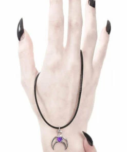 Outlet ⭐ ROGUE AND WOLF The Moon Rhea [Sterling Silver] | CHOKER ✔️ -Halloween Item Store rogue and wolf rhea sterling silver choker 4 700x700