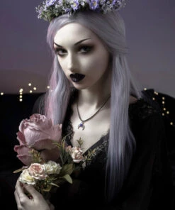 Outlet ⭐ ROGUE AND WOLF The Moon Rhea [Sterling Silver] | CHOKER ✔️ -Halloween Item Store rogue and wolf rhea sterling silver choker 5 700x700