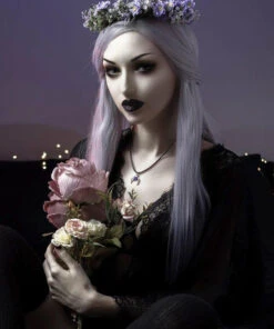 Outlet ⭐ ROGUE AND WOLF The Moon Rhea [Sterling Silver] | CHOKER ✔️ -Halloween Item Store rogue and wolf rhea sterling silver choker 6 700x700