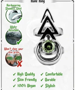 Brand new 💯 ROGUE AND WOLF All Rune [Mirror Steel] | RING ⌛ -Halloween Item Store rogue and wolf rune mirror steel ring 13 8cce1567 8ccd 49b3 b0cb 13e106bc4629 700x700