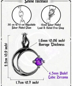 Wholesale ⌛ ROGUE AND WOLF The Moon Selene [Mirror Steel] | NECKLACE ⭐ -Halloween Item Store rogue and wolf selene mirror steel necklace 7 2dc43311 7ce6 43ca aa52 f2d2facd740d 700x700