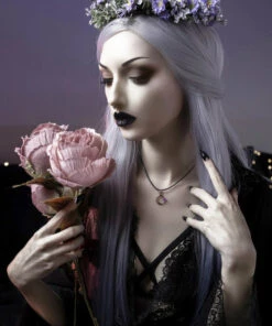 Cheap 👏 ROGUE AND WOLF The Moon Selene [Sterling Silver] | CHOKER ⌛ -Halloween Item Store rogue and wolf selene sterling silver choker 11 700x700