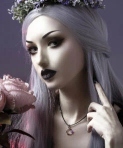 Cheap 👏 ROGUE AND WOLF The Moon Selene [Sterling Silver] | CHOKER ⌛ -Halloween Item Store rogue and wolf selene sterling silver choker 1 700x700