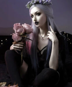 Cheap 👏 ROGUE AND WOLF The Moon Selene [Sterling Silver] | CHOKER ⌛ -Halloween Item Store rogue and wolf selene sterling silver choker 3 700x700