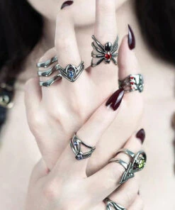 New ✨ ROGUE AND WOLF All Spiderhug [Mirror Steel] | RING 🎁 -Halloween Item Store rogue and wolf spiderhug mirror steel ring 10 d746a4d0 f135 4a75 812d db7a5e6f8907 700x700