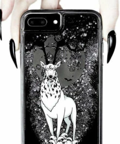 New ⌛ ROGUE AND WOLF All Stag Guardian [Silver Glitter] Shock Resistant | PHONE CASE ⭐ -Halloween Item Store rogue and wolf stag guardian silver glitter shock resistant phone case 4 3d8543db 79e1 4424 9e5f 04ed764d270d 700x700