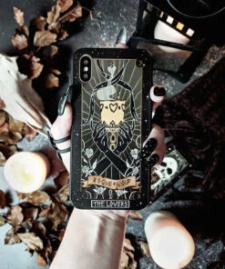 Discount 🔥 ROGUE AND WOLF Valentines The Lovers Tarot [Gold] | PHONE CASE ❤️ -Halloween Item Store rogue and wolf the lovers tarot gold phone case 3 eff07c76 537e 45d3 9ea7 47458f9441bc 700x700