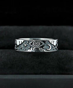 Wholesale ⭐ ROGUE AND WOLF All Third Eye [Blackened Steel] | RING 🌟 -Halloween Item Store rogue and wolf third eye blackened steel ring 7 14fb257c 2886 47d9 b977 f4551269cc4b 700x700