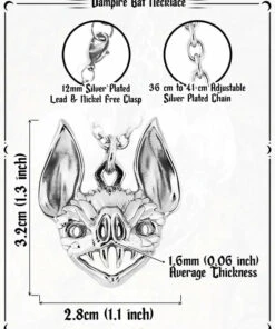 Coupon ✔️ ROGUE AND WOLF Bats Vampire Bat [Mirror Steel] | NECKLACE ⌛ -Halloween Item Store rogue and wolf vampire bat mirror steel necklace 10 8065c45e d093 4da6 87fa a581466bb821 700x700