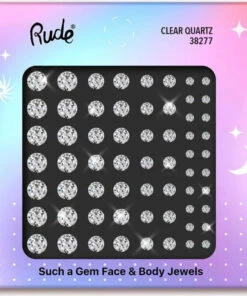 Buy ✨ RUDE COSMETICS Rude Cosmetics Such A Gem [Clear Quartz] | FACE & BODY JEWELS ❤️