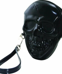 Cheapest ❤️ SLEEPYVILLE CRITTERS Halloween Smiling Skull Zippered | WRISTLET PURSE 😉