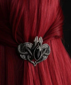 New ⭐ RESTYLE Steampunk Snakes Of Avalon | HAIRCLIP 🔔 -Halloween Item Store snakes of avalon hairclip 1 700x700