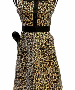 Brand new 🌟 SOURPUSS Gothic Homewares Leopard | APRON* 🎉