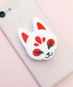 Cheap ❤️ TOKYO SHOJO Anime & Manga Kitsune Mask | PHONE GRIP 🎁