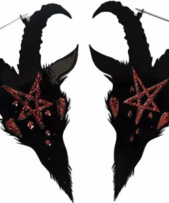 Coupon ⭐ TOO FAST APPAREL Pentacles & Pentagrams Red Pentagram Satan | HOOP EARRINGS 👍 -Halloween Item Store too fast apparel red pentagram satan hoop earrings 5 96a9e763 6bfd 4f45 856d 7219caef2314 700x700
