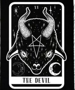 Buy ✨ TOO FAST APPAREL The Moon The Devil Tarot Baby Goat | PATCH 😉