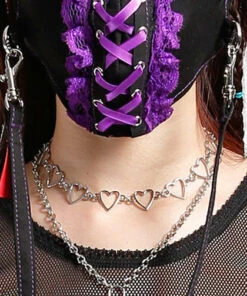 Outlet 🧨 TRIPP NYC Halloween Lolita [Black/Purple] | FACE COVER* 🔔