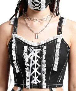 Best deal ⭐ TRIPP NYC Lolita [Black/White] | FACE COVER* 🎉