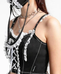 Best deal ⭐ TRIPP NYC Lolita [Black/White] | FACE COVER* 🎉 -Halloween Item Store tripp nyc lolita black white face cover 4 99050bad ae47 4817 be9f 2a3db5cb31ad 700x700