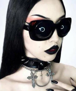 Buy ✨ VULGATI Mens Accessories The Sanderson [Vampire Black] | DEATH GOGGLES ✨ -Halloween Item Store vulgati the sanderson vampire black sunglasses 12 0eddc8e8 484e 4183 a69a dc3381655976 700x700