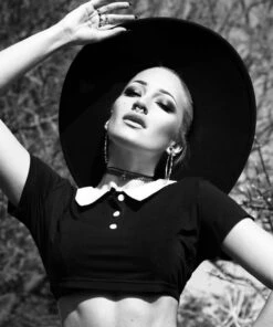 Budget 🛒 KILLSTAR Grunge Witch | BRIM HAT" 😀 -Halloween Item Store witch brim hat 2 700x700